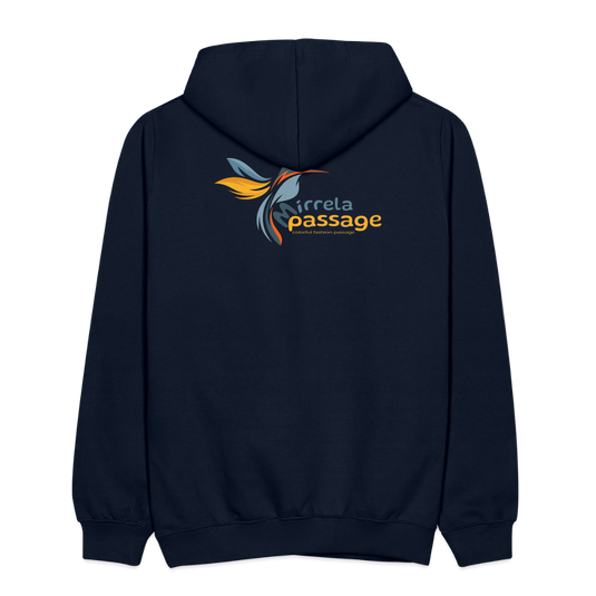 Kontrast-Hoodie Mirrela Passage Club 10 AA9 - Navy/Grau meliert