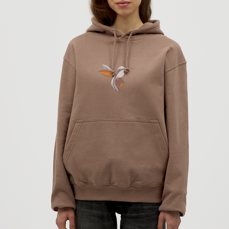 Lade das Bild in Galerie -Viewer, Mirrela Passage Unisex Hoodie ALL COLORS Kolibri GOLD BRAUN - Mokka
