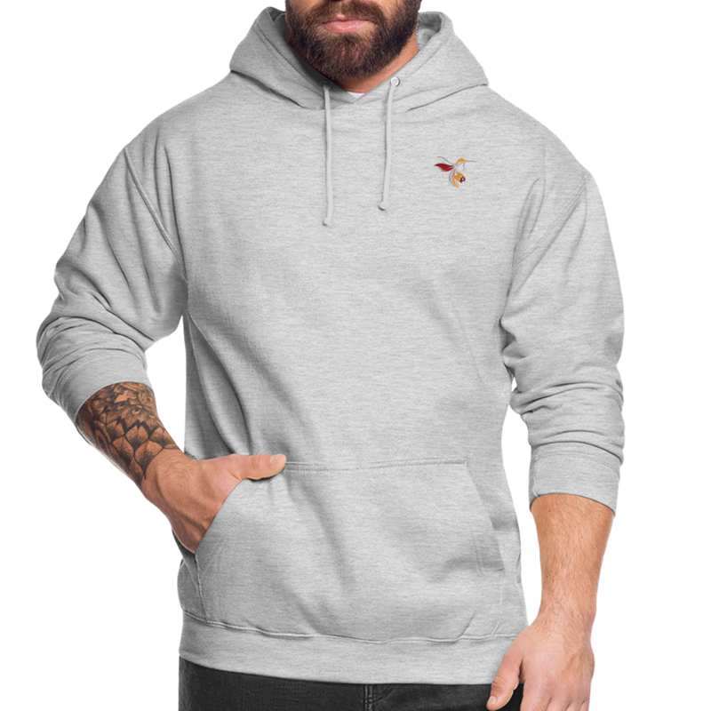 Lade das Bild in Galerie -Viewer, Mirrela Passage Unisex Hoodie MOKKA AA1 - Hellgrau meliert
