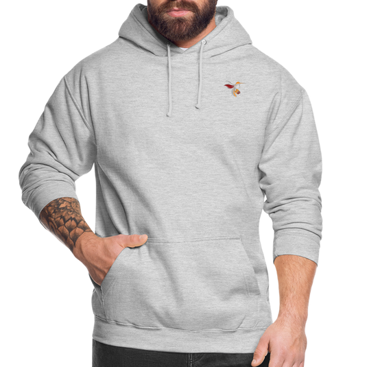 Mirrela Passage Unisex Hoodie MOKKA AA1 - Hellgrau meliert