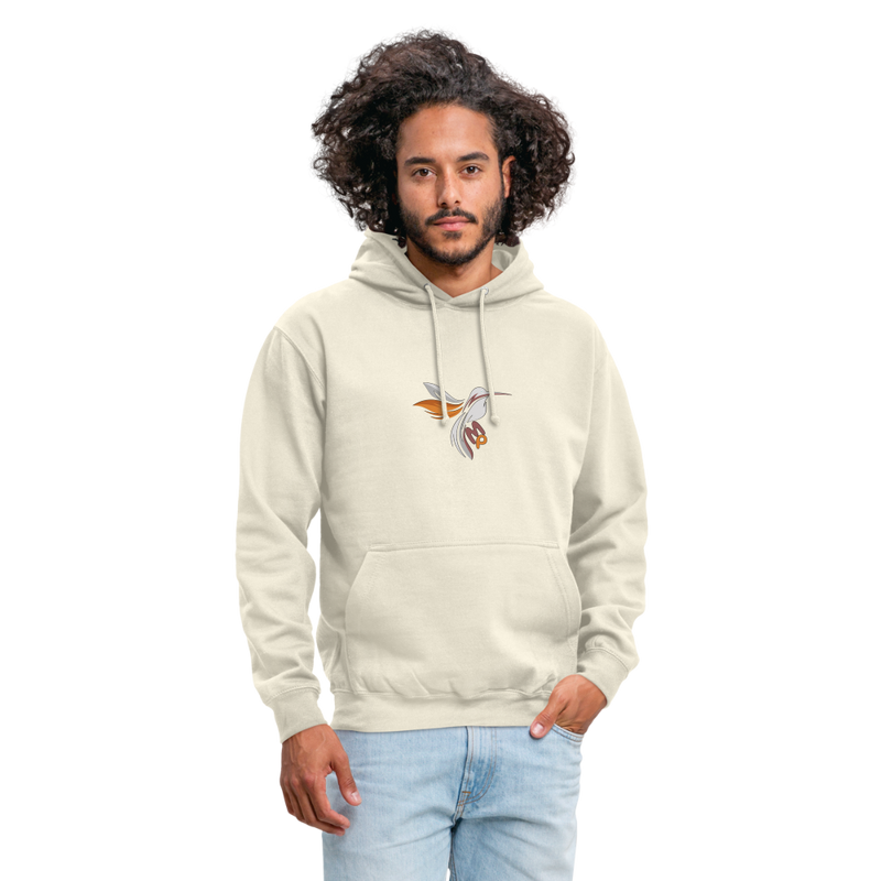 Lade das Bild in Galerie -Viewer, Mirrela Passage Unisex Hoodie ALL COLORS Kolibri GOLD BRAUN - Vanille-Milchshake
