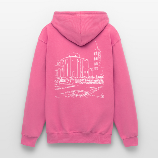 Mirrela Passage Unisex Hoodie GRAU TÜRKIS AA2 St. Donat - Pink