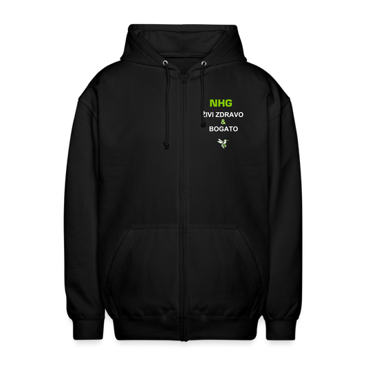 Mirrela Passage Unisex Kapuzenjacke AWDis Just Hoods NHG TEAM - Schwarz