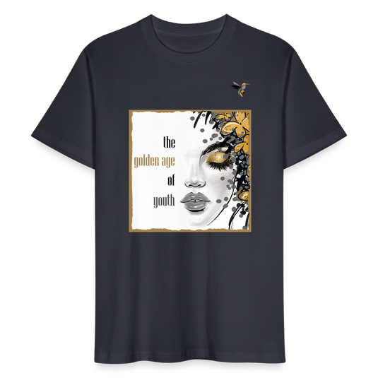 Stanley/Stella Unisex T-Shirt CRAFTER Golden Age Of Youth GOLD - Dunkles Graublau