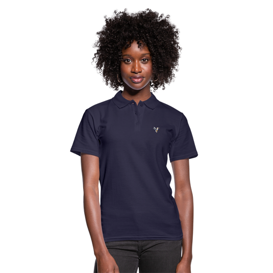 Frauen Polo Shirt Kolibri Grau Nr. 5 - Navy