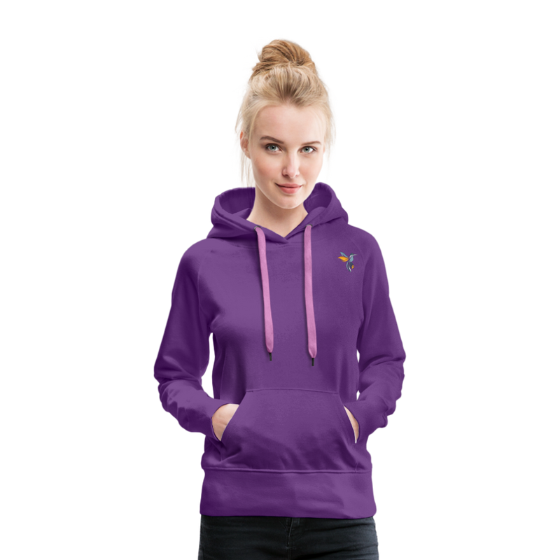 Lade das Bild in Galerie -Viewer, Frauen Premium Hoodie Manny Colors Mirrela Passage AA10 - Purple
