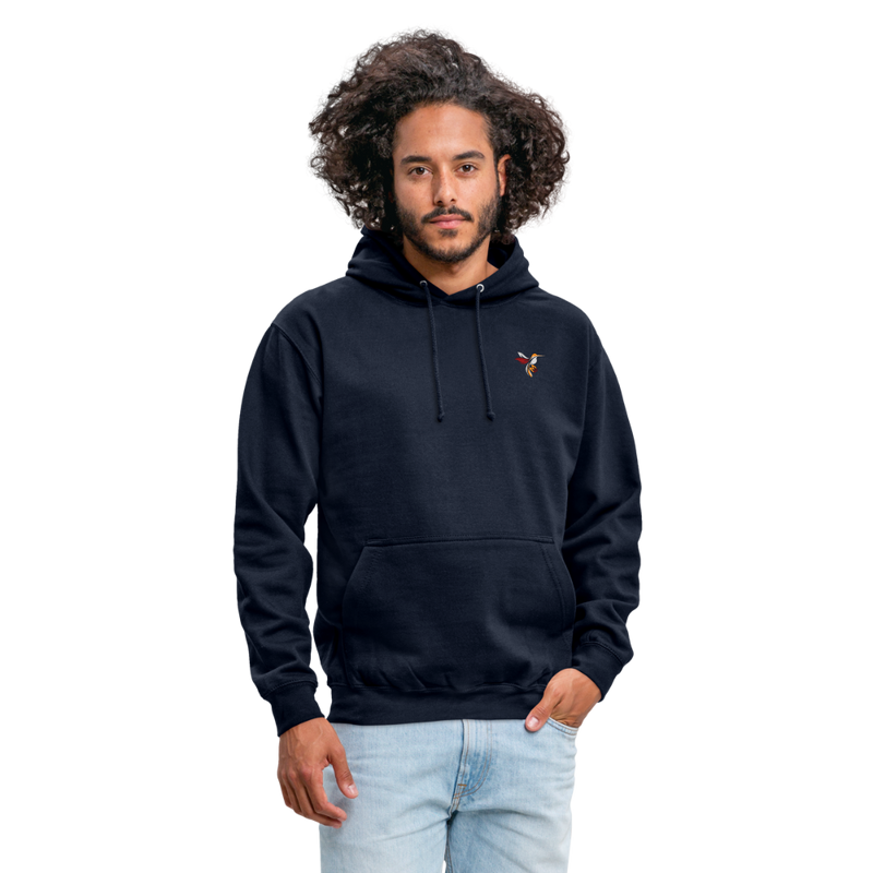 Lade das Bild in Galerie -Viewer, Mirrela Passage Unisex Hoodie MOKKA AA1 - Navy
