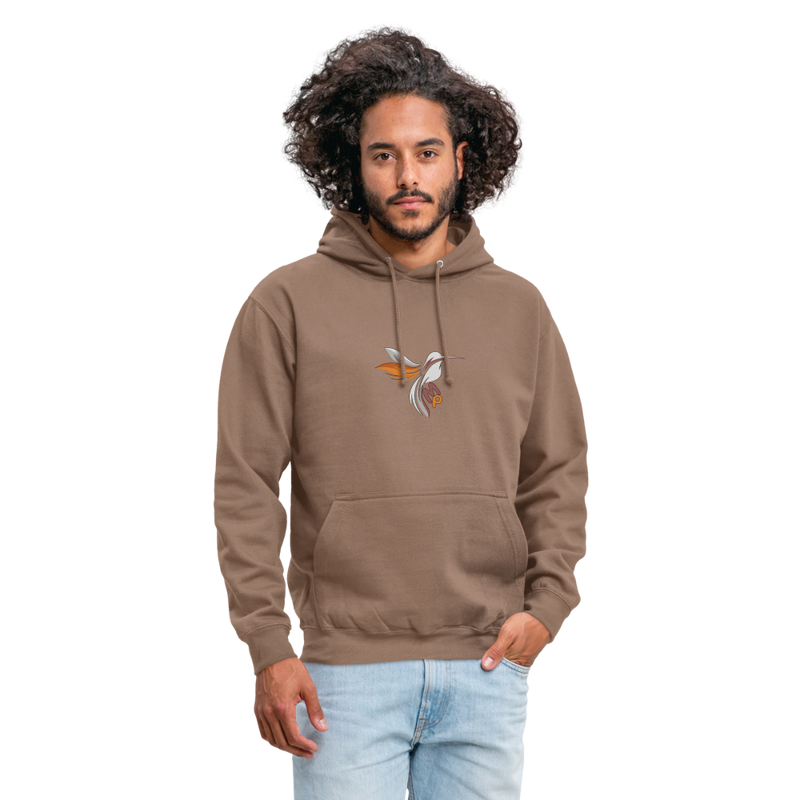 Lade das Bild in Galerie -Viewer, Mirrela Passage Unisex Hoodie ALL COLORS Kolibri GOLD BRAUN - Mokka
