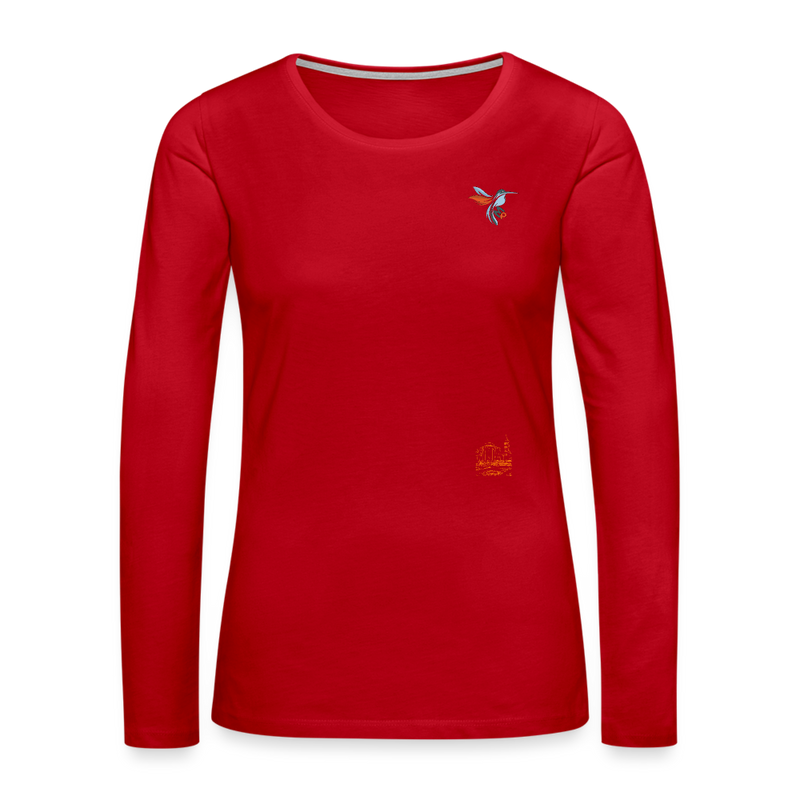 Lade das Bild in Galerie -Viewer, Frauen Premium Mirrela Passage Langarmshirt Club 5 AA15 - Rot
