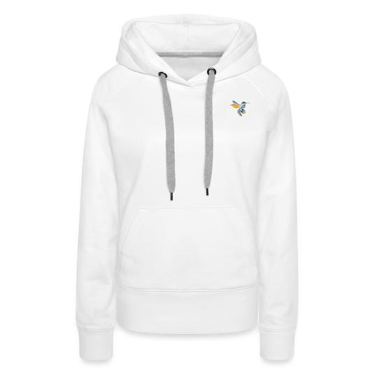 Frauen Premium Hoodie Manny Colors Mirrela Passage AA10 - Weiß