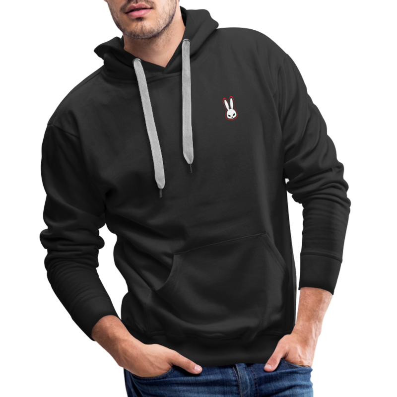 Lade das Bild in Galerie -Viewer, Men’s Premium Hoodie Front 45x25 BACK 250x140 - black
