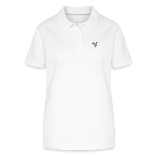 Stanley/Stella Frauen Bio-Poloshirt ELLISER Kolibri SPRING MALVE - Weiß