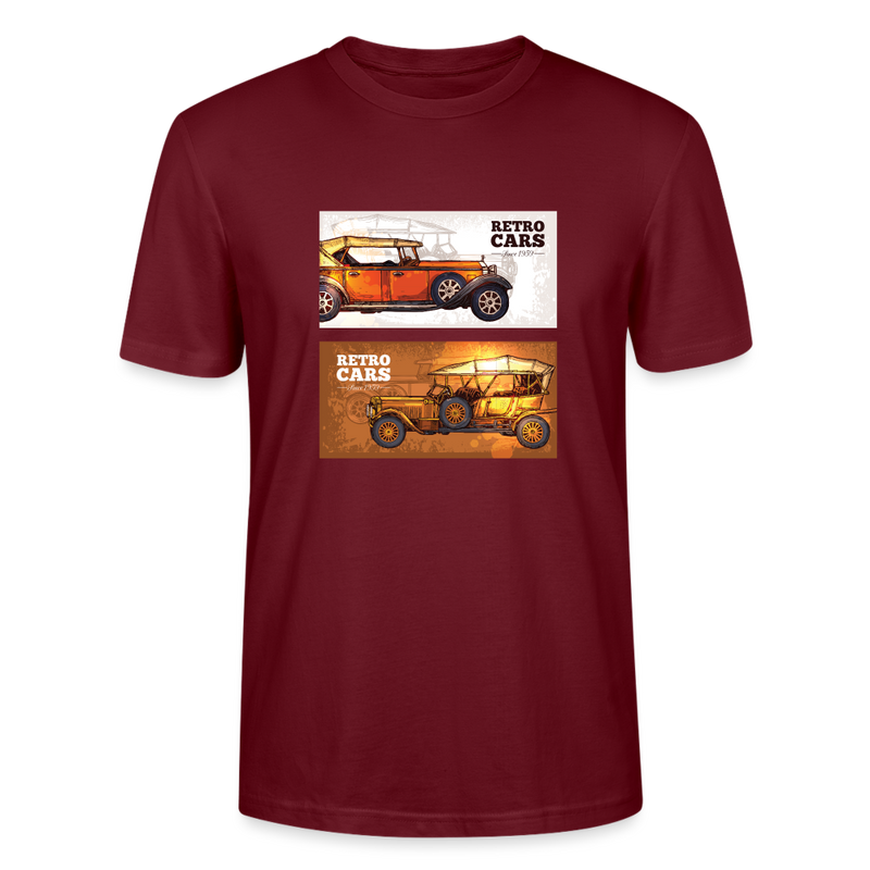 Lade das Bild in Galerie -Viewer, Stanley/Stella Unisex T-Shirt CRAFTER Retro Cars 1 - Burgunderrot
