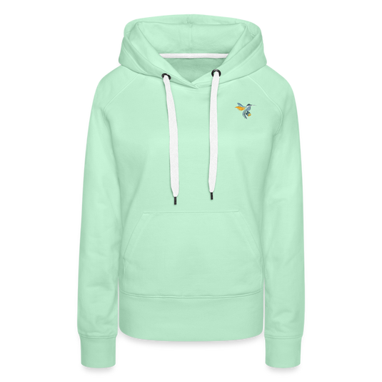 Frauen Premium Hoodie Manny Colors Mirrela Passage AA10 - helles Mintgrün