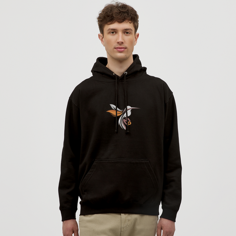 Lade das Bild in Galerie -Viewer, Mirrela Passage Unisex Hoodie ALL COLORS Kolibri GOLD BRAUN - Schwarz
