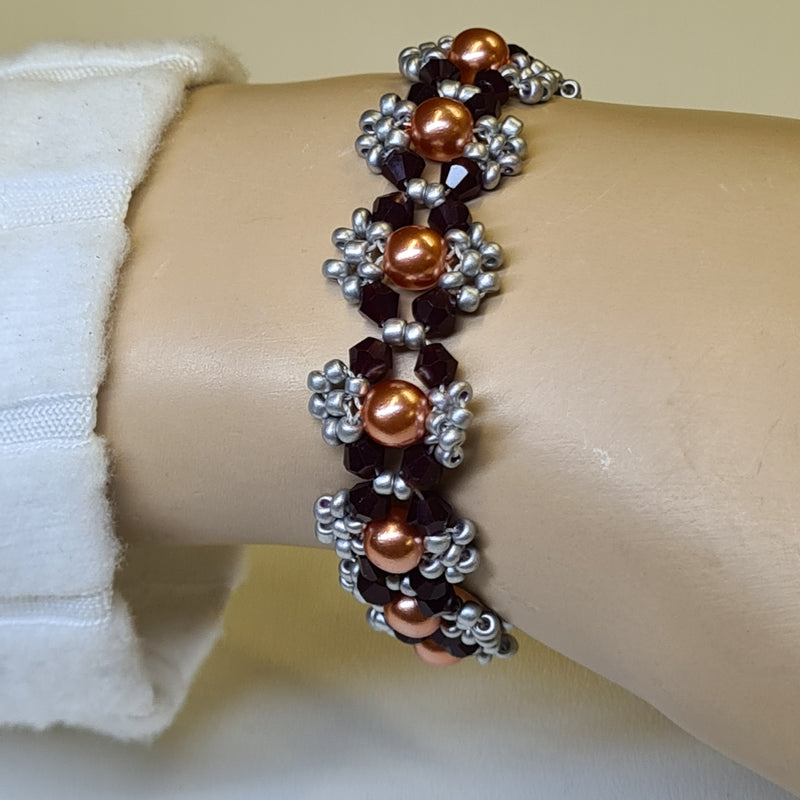 Lade das Bild in Galerie -Viewer, Mirrela Pearls Armband KREBRAYA 09
