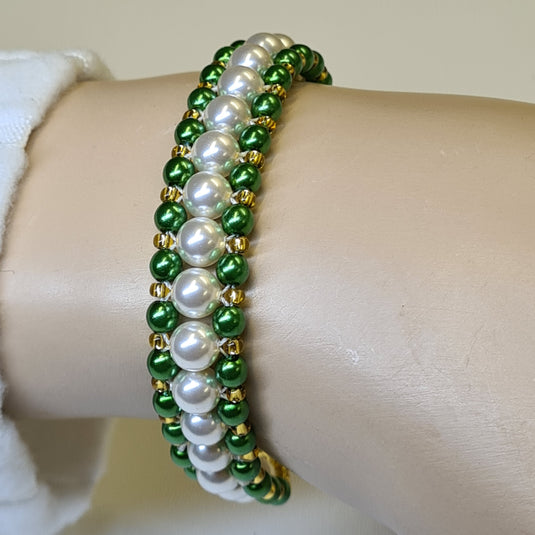 Mirrela Pearls Armband SEA PASSION GREEN