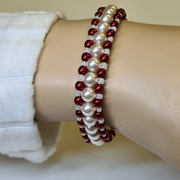 Mirrela Pearls Armband SEA PASSION RED